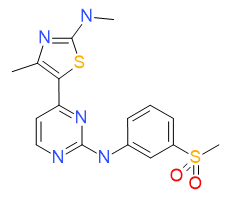 Selective CDK2 and CDK9 inhibitor